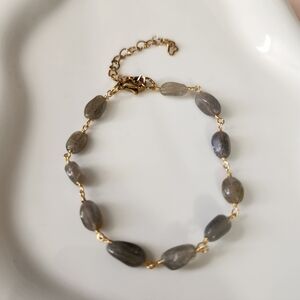 Labradorite Pebble Bracelet